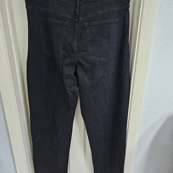 Banana Republic High Rise Barrel Jeans, Black, size 18T - Picture 4 of 4